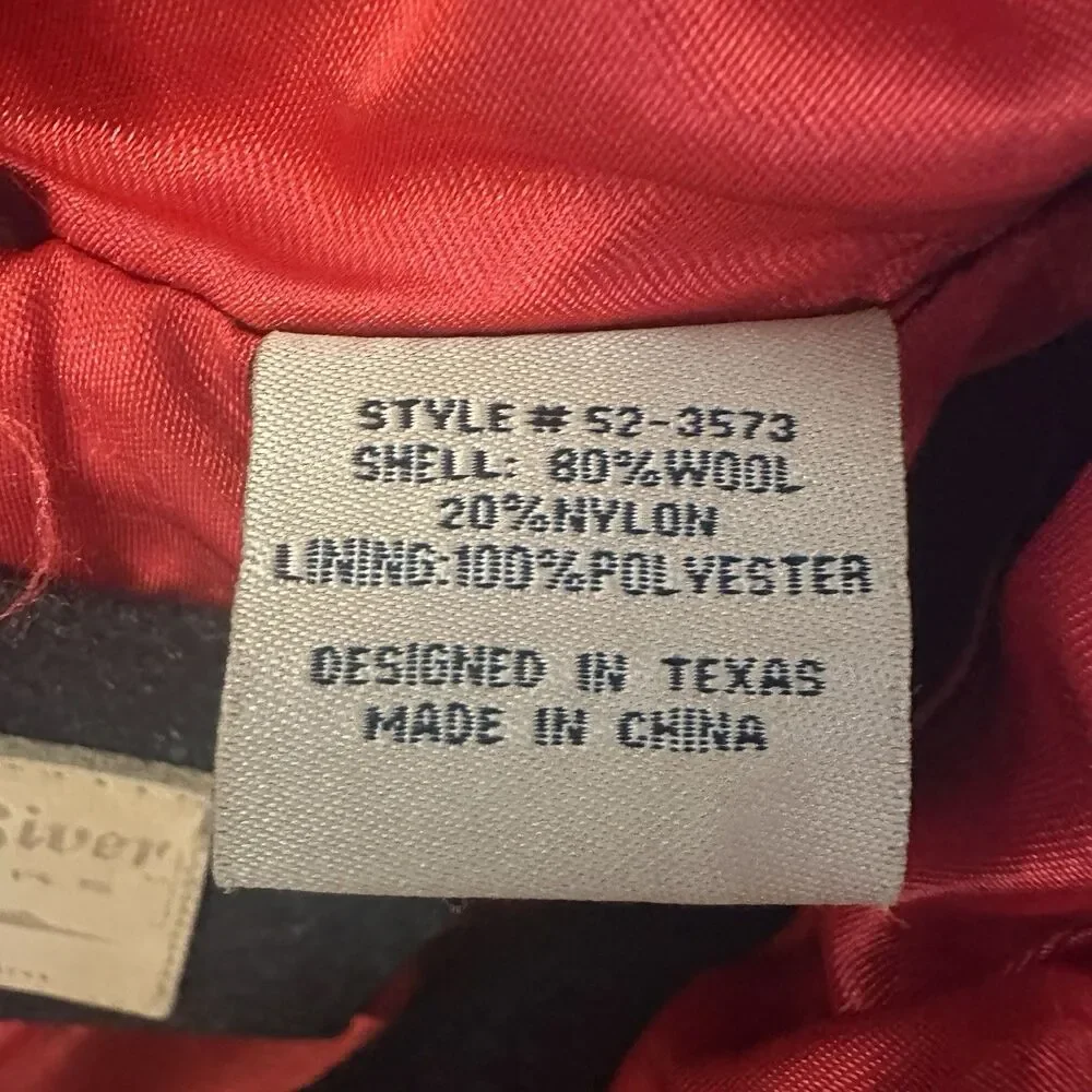 Powder River outfitters jacket Wool Western Embroidered Floral‎ Pattern Large